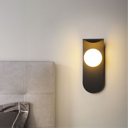 Scandinavian Curved Panel Sconce