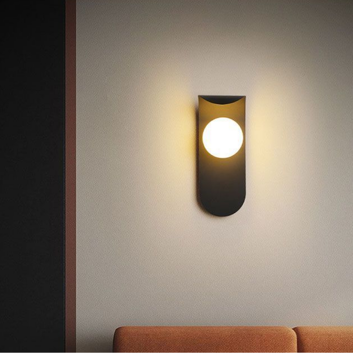 Scandinavian Curved Panel Sconce