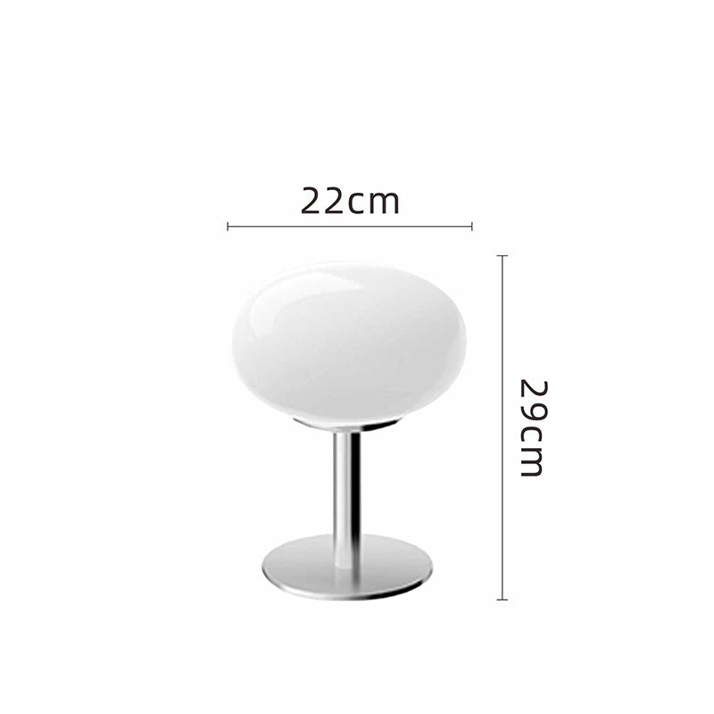 Italian Glass Egg Table Lamp