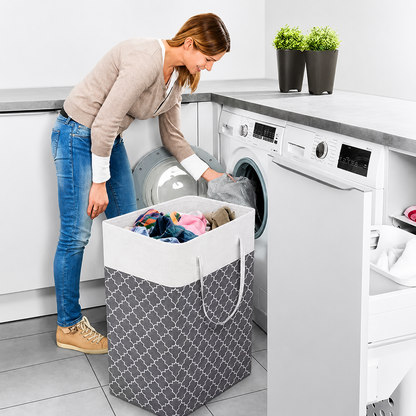 Lauva 75L Foldable Laundry Basket