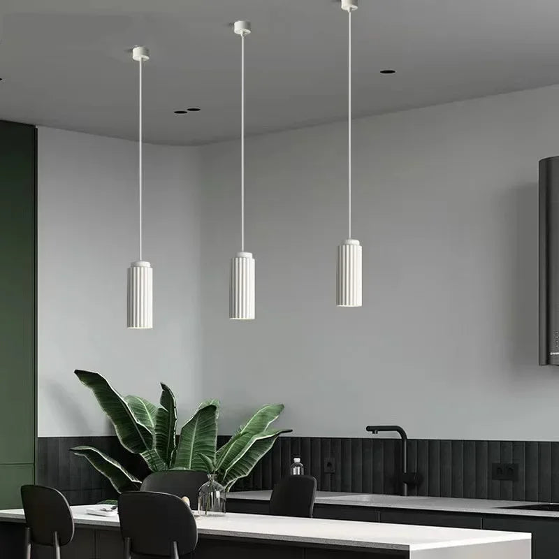 NordicGlow Fluted Pendant Light
