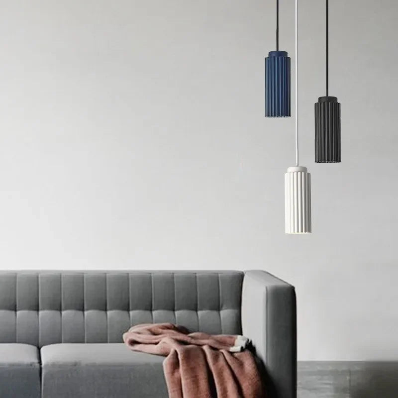 NordicGlow Fluted Pendant Light