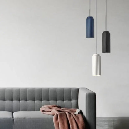 NordicGlow Fluted Pendant Light