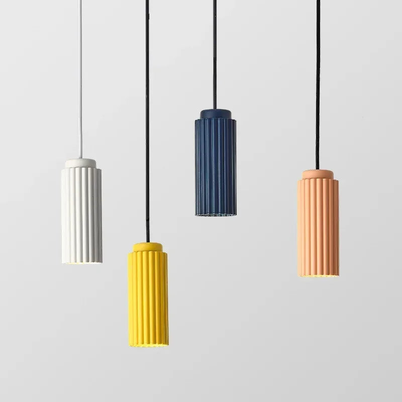 NordicGlow Fluted Pendant Light