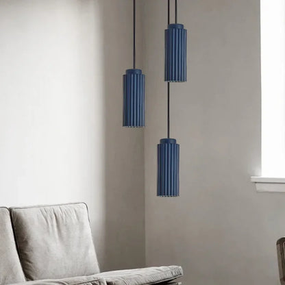 NordicGlow Fluted Pendant Light
