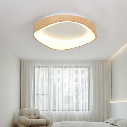 Wood Grain LED Ceiling Light