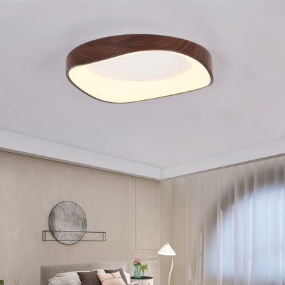 Wood Grain LED Ceiling Light