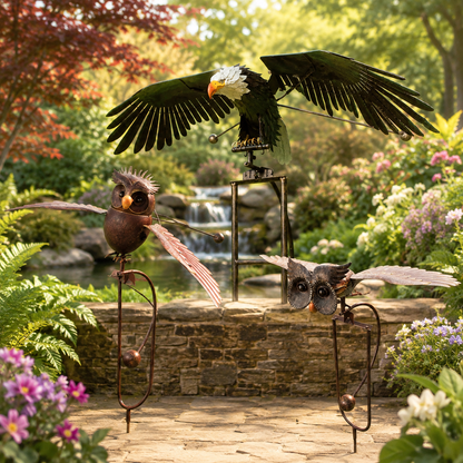 Flapping Wings Garden Bird