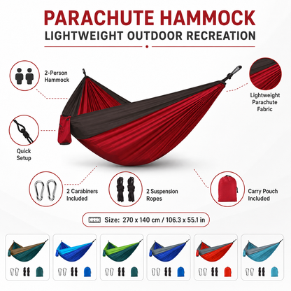 Two-Person Parachute Hammock