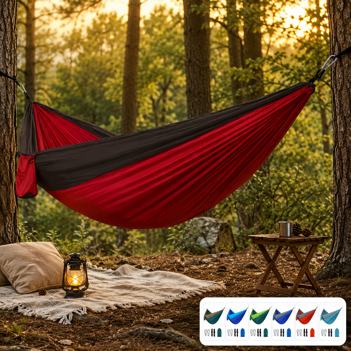 Two-Person Parachute Hammock