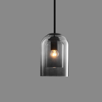 Coloured Glass Pendant Lamp