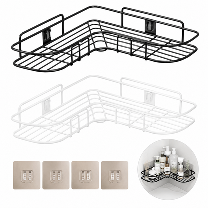 Drill-Free Rustproof Shower Shelf