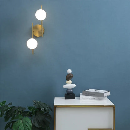 Astra Gold Globe Wall Light
