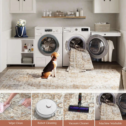 Heritage Medallion Foldable Rug