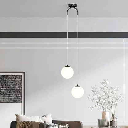 Luna Opal Globe Pendant Light