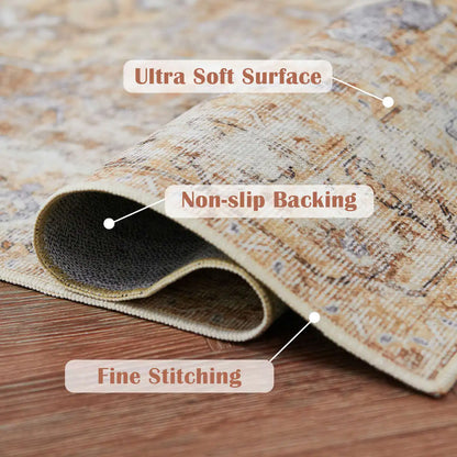 Heritage Medallion Foldable Rug