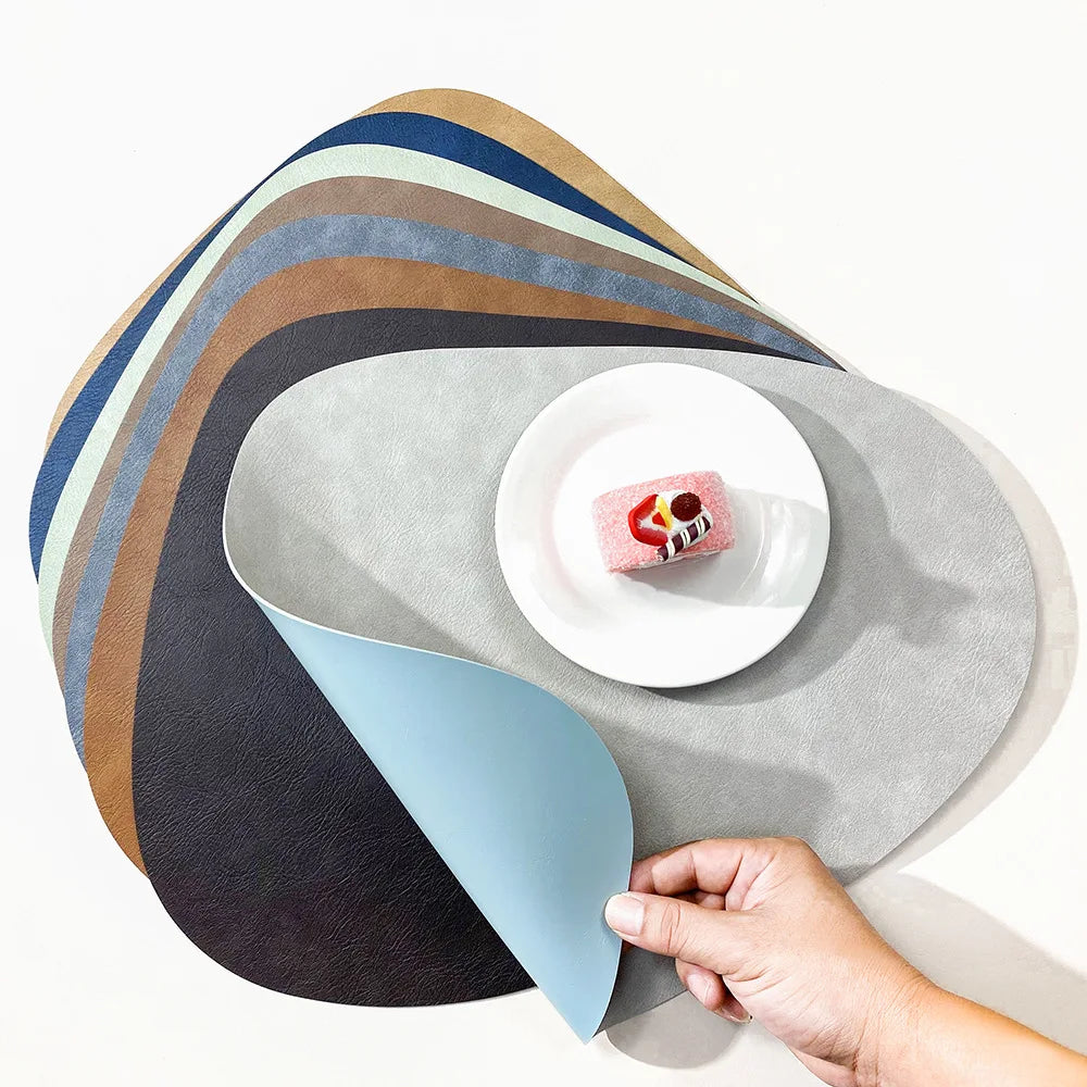 NordicDrop Leather Placemats