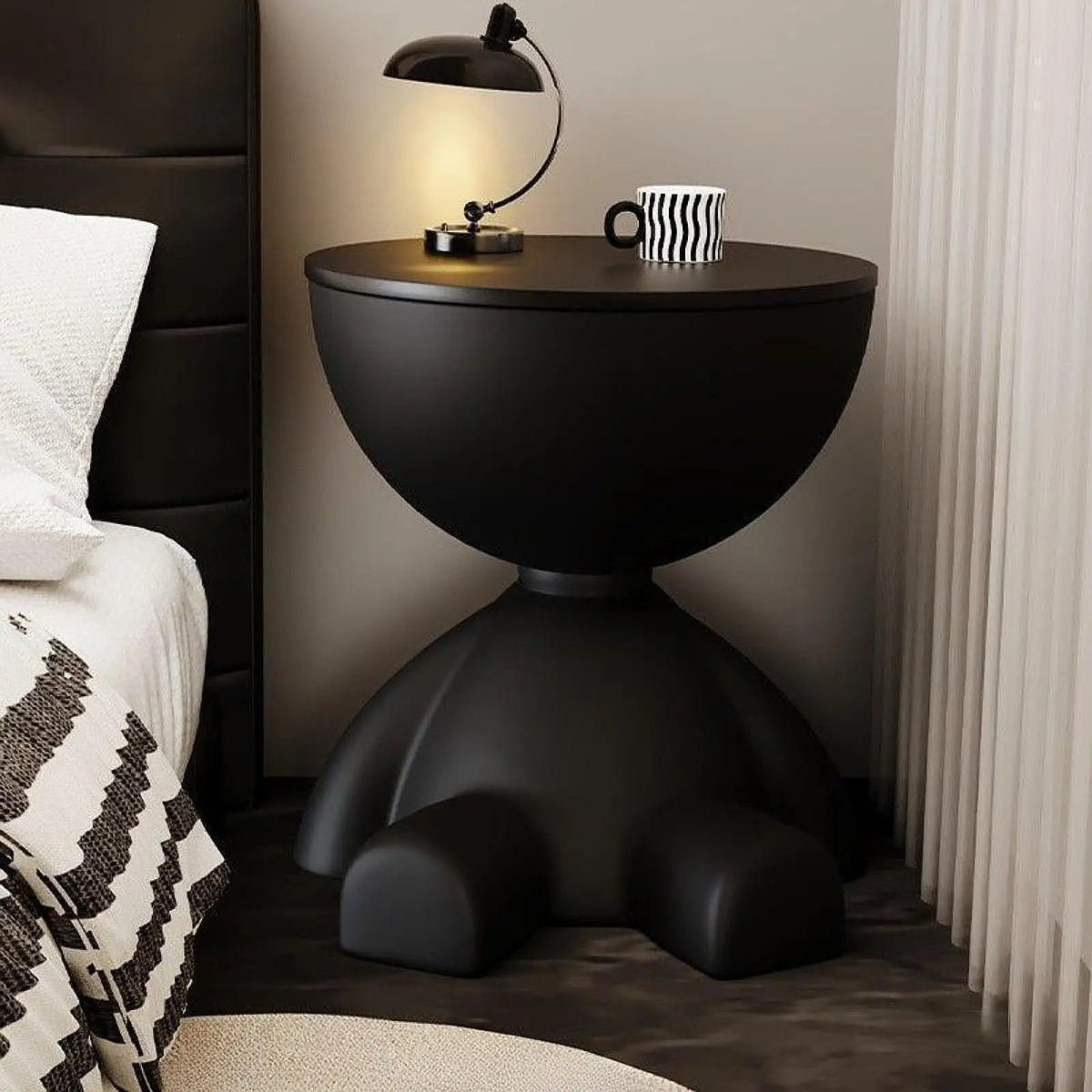 Bear Side Table with Storage