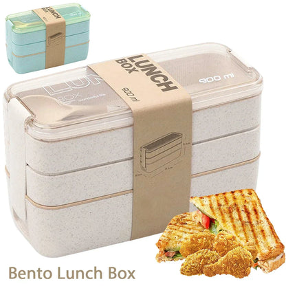 EcoStack Wheat Straw Bento Box