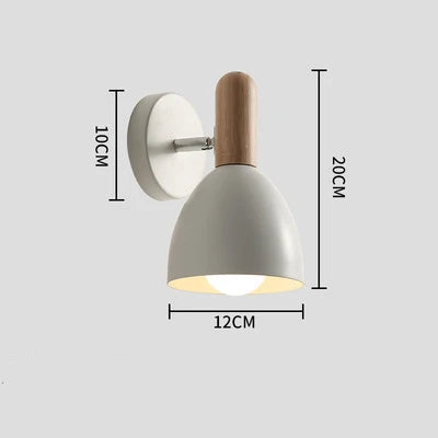 Nordic Wooden Adjustable Sconce