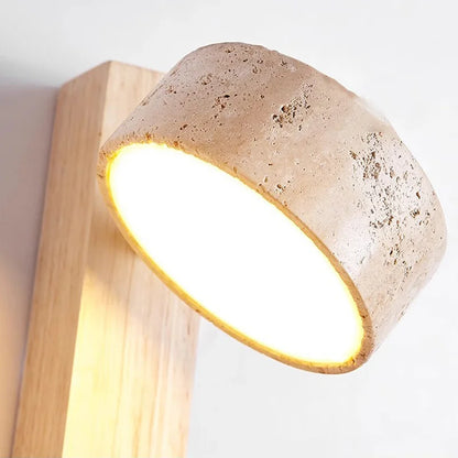 Travertine Headboard Wall Lamp