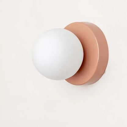 Macaron Coloured Glass Sconce