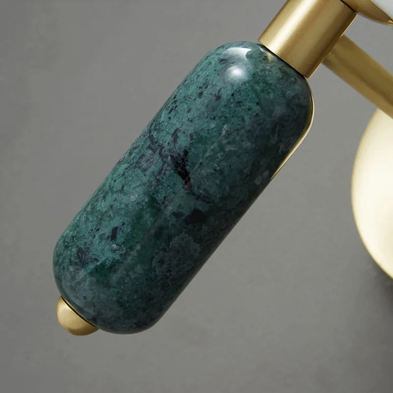 Marble and Glass Wall Sconce
