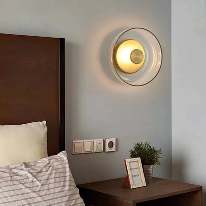 Nordic Round Glass Wall Sconce