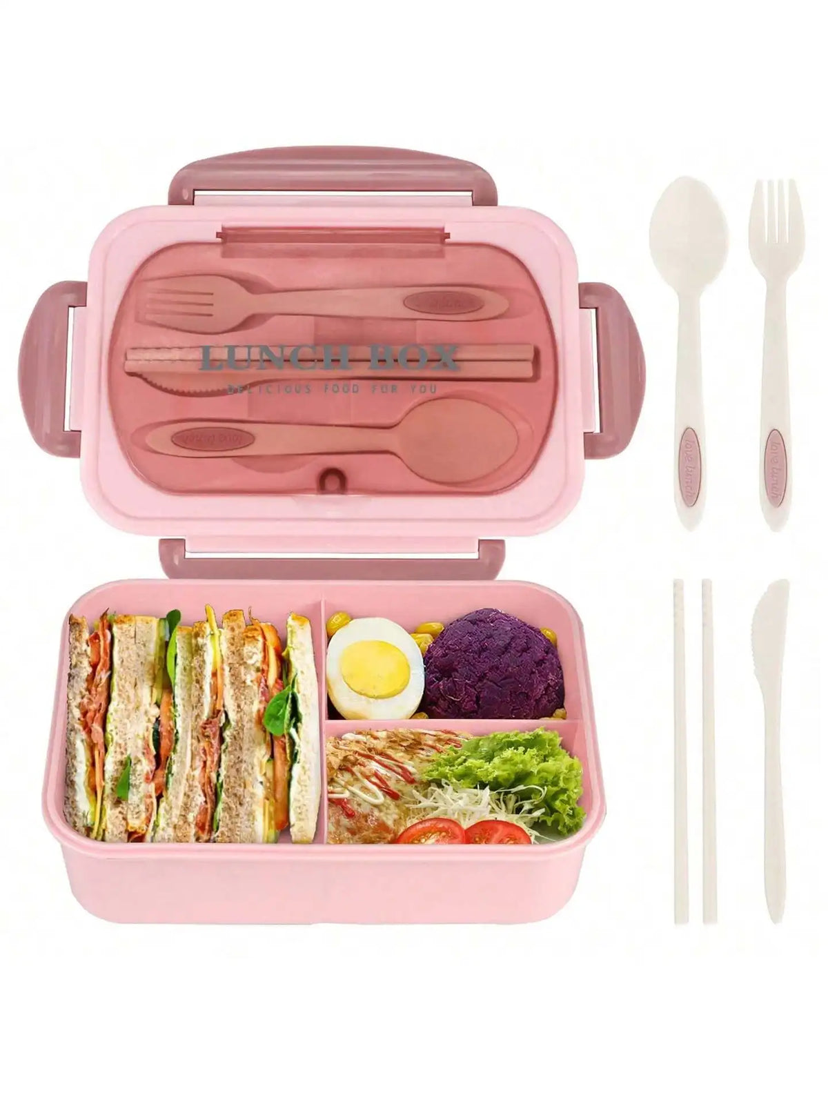 MealMate 4-Compartment Bento Box
