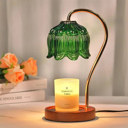 Petal Glass Candle Warmer Lamp