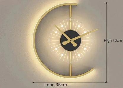 Lunaris Wall Clock Light