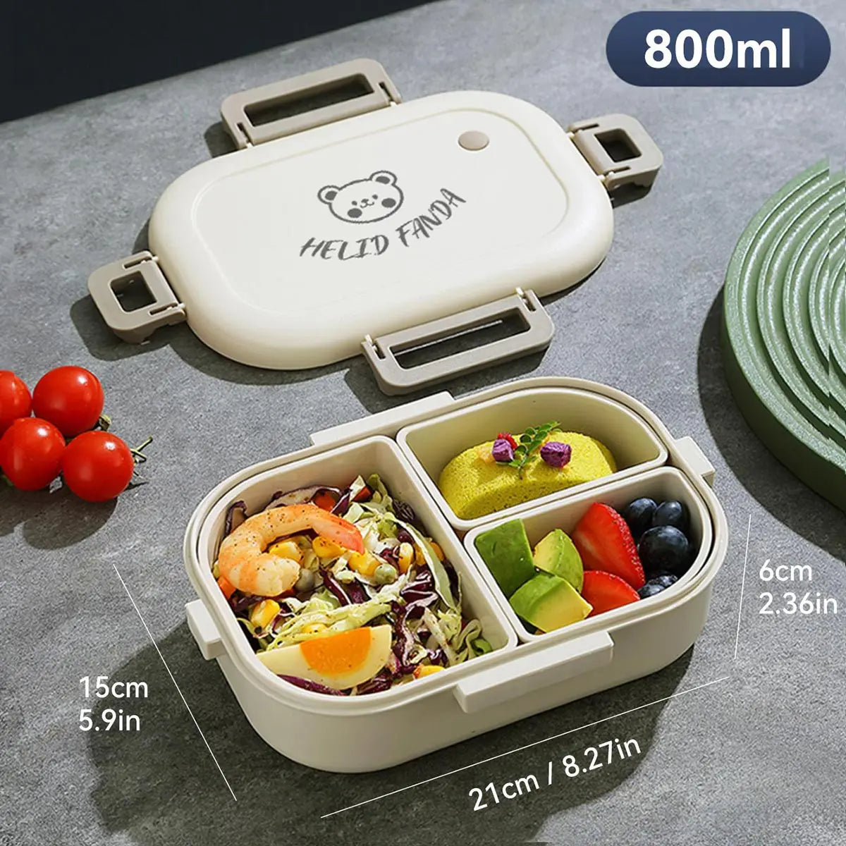 FreshMate 3-Compartment Bento