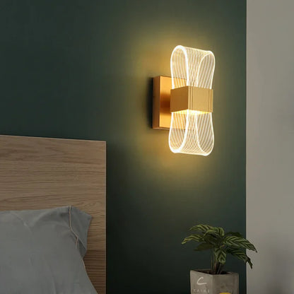 Nordic Looped Aluminium Wall Lamp