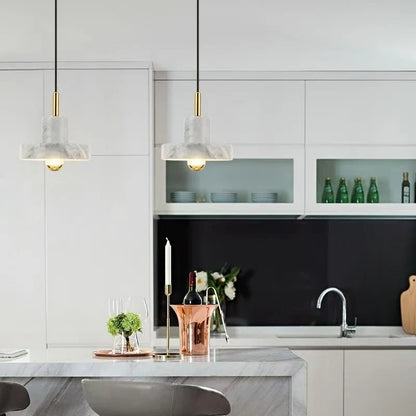 Natural Marble Pendant Lamp