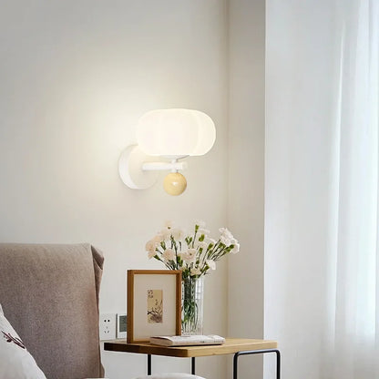 Nordic Pumpkin Glass Wall Lamp
