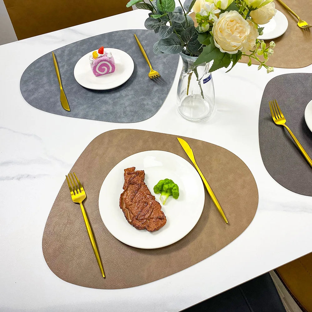NordicDrop Leather Placemats