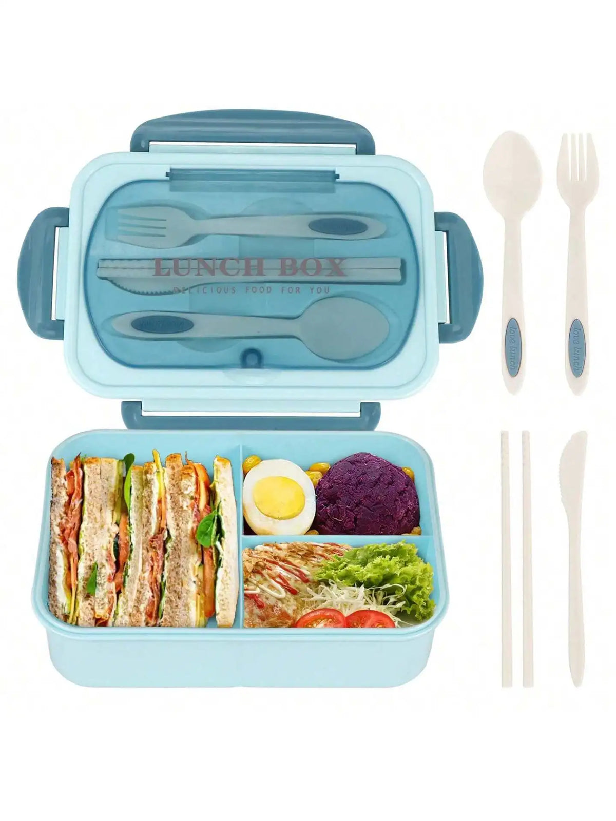 MealMate 4-Compartment Bento Box