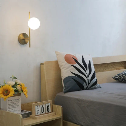 Astra Gold Globe Wall Light