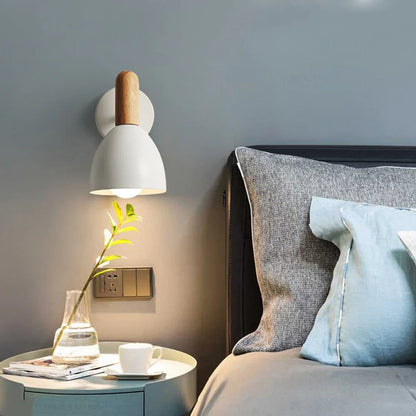 Nordic Wooden Adjustable Sconce