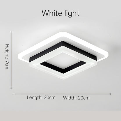 Square LED Flush Ceiling Light