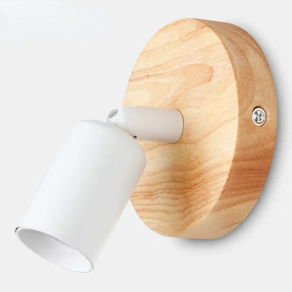 Vintage Adjustable Wood Sconce