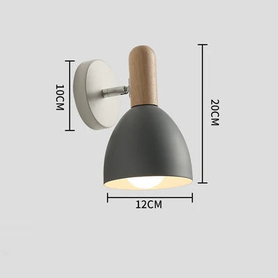 Nordic Wooden Adjustable Sconce