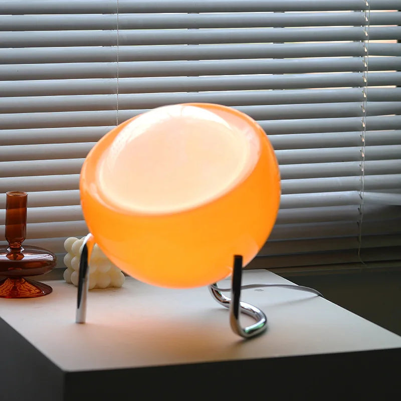 Bauhaus Tinted Glass Table Lamp