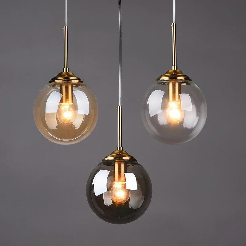 Nordic Glass Globe Pendant
