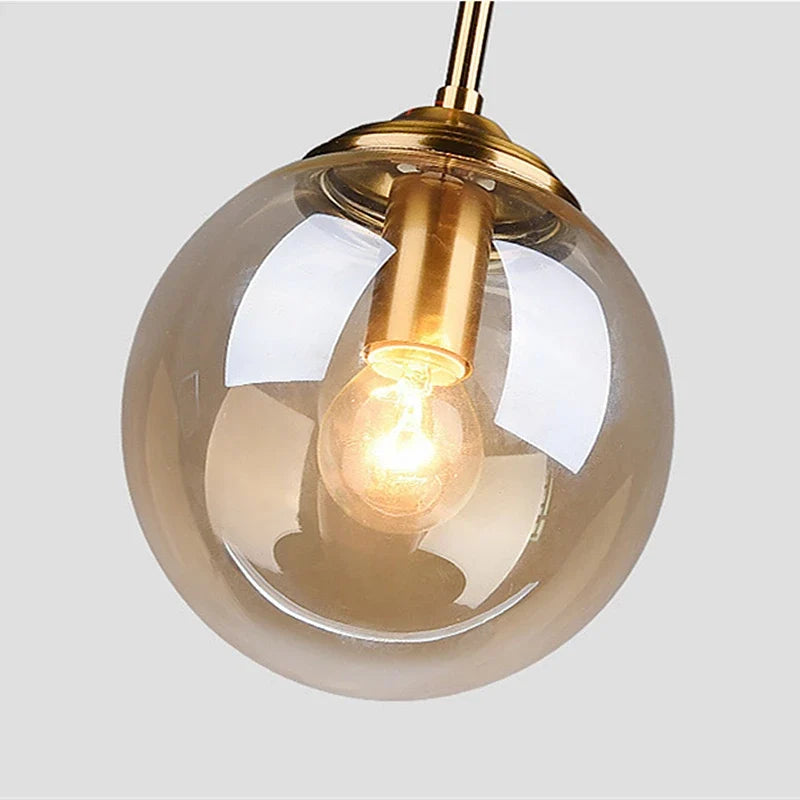 Nordic Glass Globe Pendant