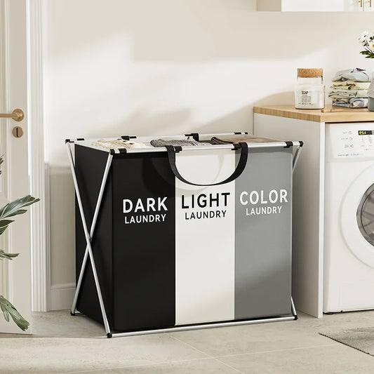 TriSort Sectioned Laundry Hamper