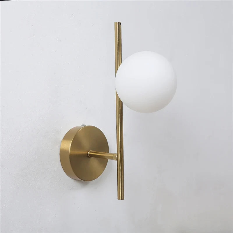 Astra Gold Globe Wall Light