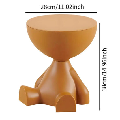 Bear Side Table with Storage
