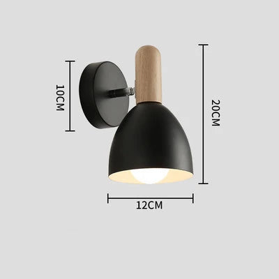 Nordic Wooden Adjustable Sconce