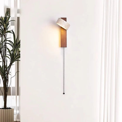 Travertine Headboard Wall Lamp